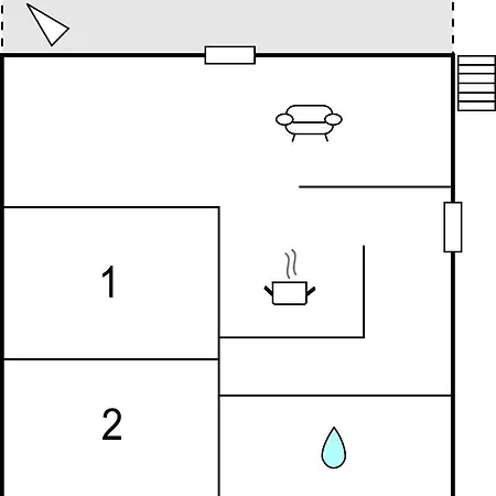 Amazing In With 2 Bedrooms بيت للعطل *